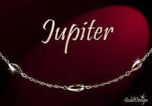 Jupiter - řetízek zlacený